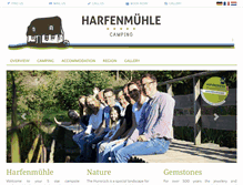 Tablet Screenshot of harfenmuehle.com